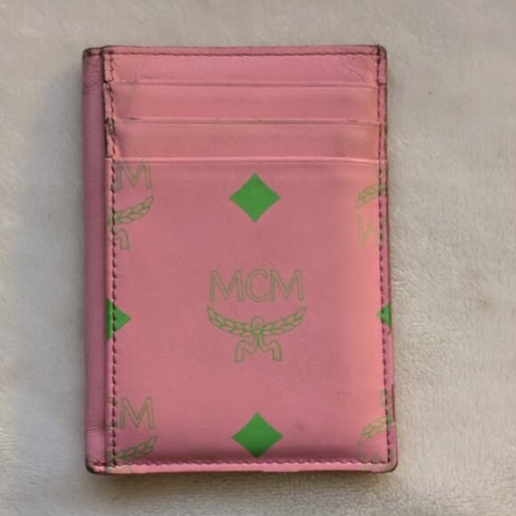 O2 MCM Leather Printed Card Holder - Picture 1 of 10